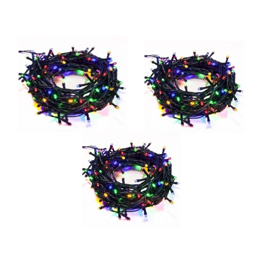 Multicolor 10 Mtr Rice Lights (Pack Of 3)